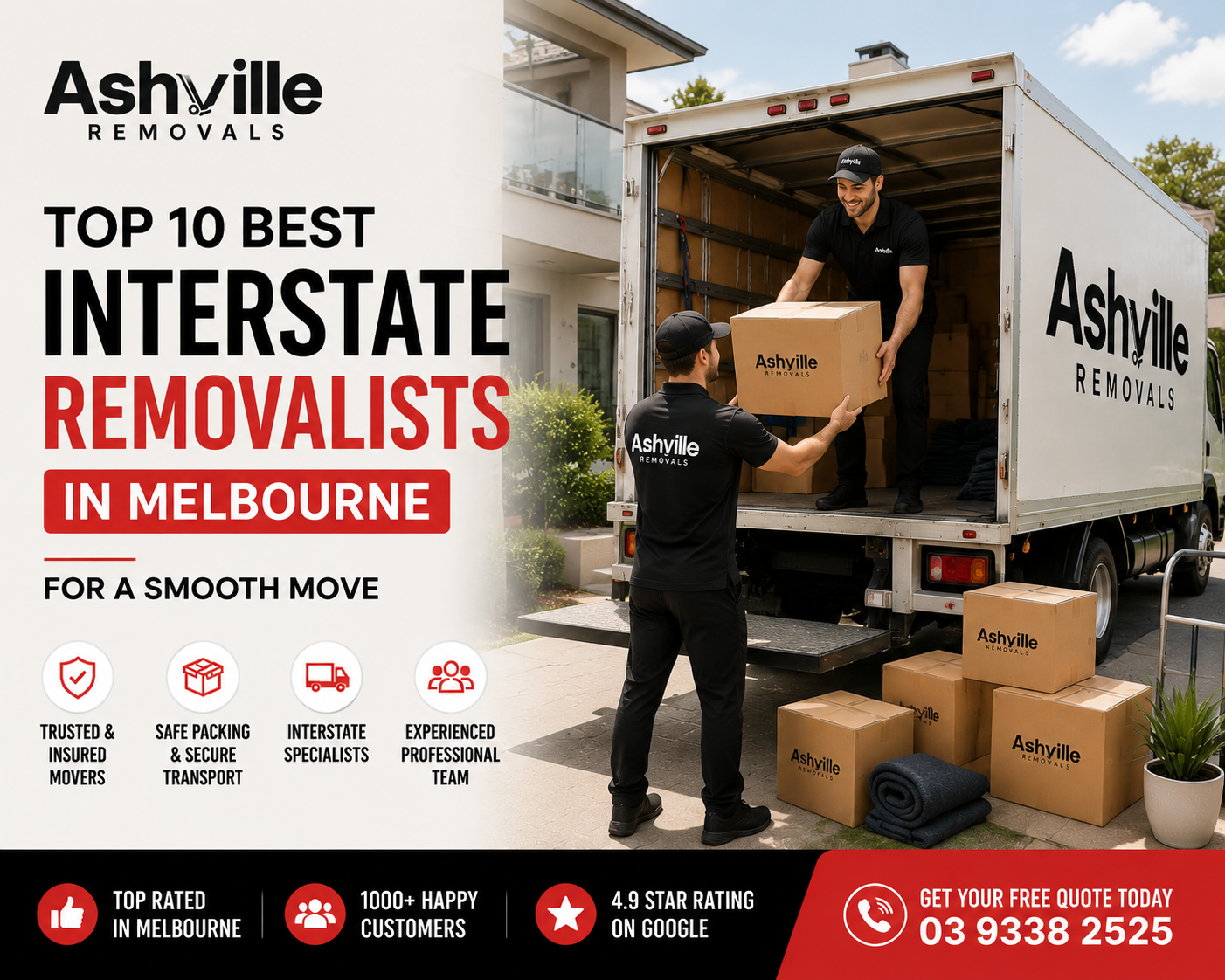Trusted Interstate Removalists in Melbourne
